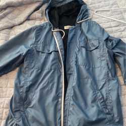 Light Blue Windbreaker