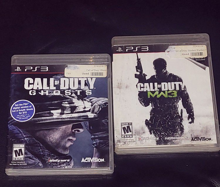 PS3 Call of Duty games 