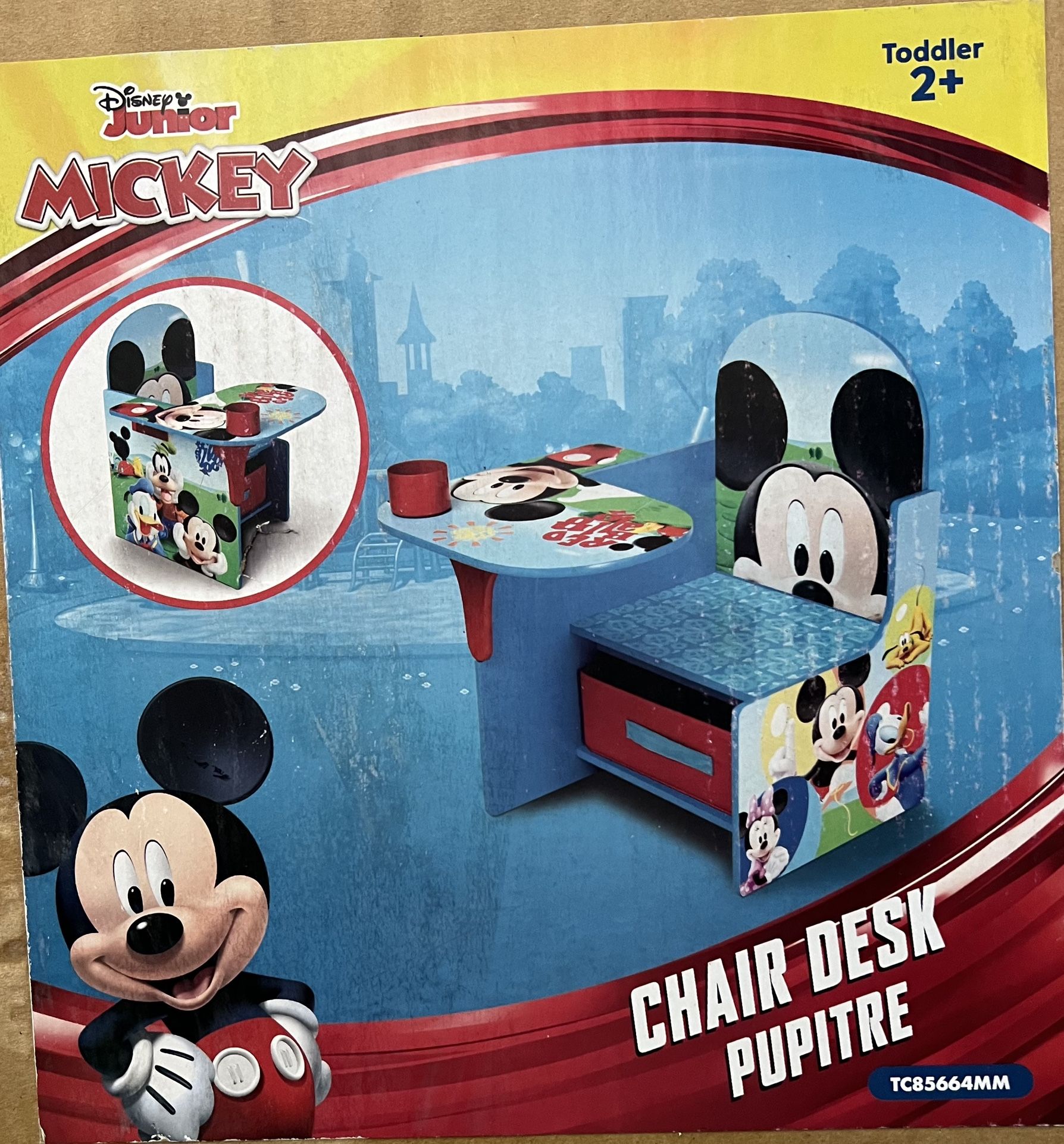 Mickey chair desk pupitre $35