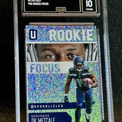 2019 Unparalleled 💥 DK Metcalf 💥 Rookie Focus GMA 10 💎 Mint - Seattle Seahawks