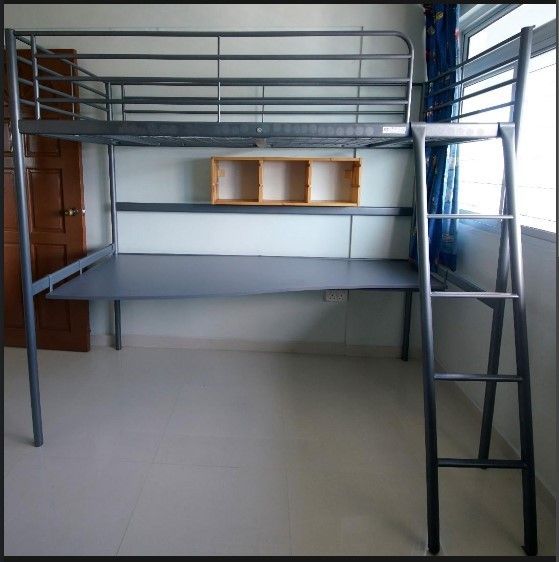 IKEA Loftbed With Desk