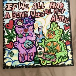Care Bears Wood Artwork 