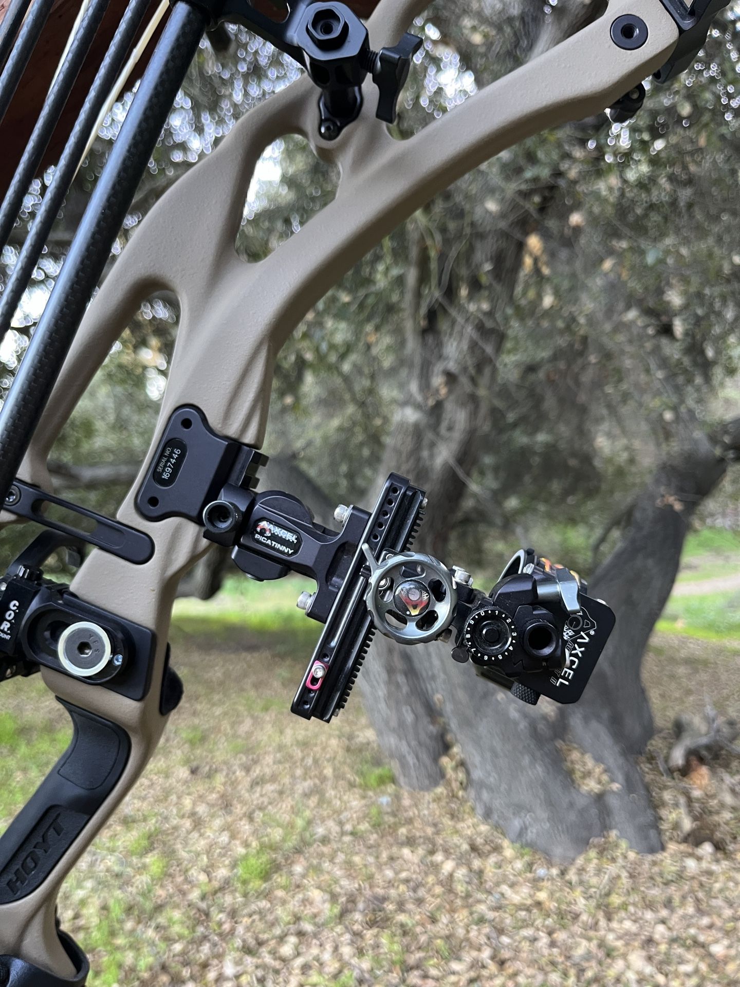 Axcel Landslyde Picatinny 5 Pin Sight 