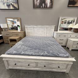 4 PC KING BEDROOM SET 