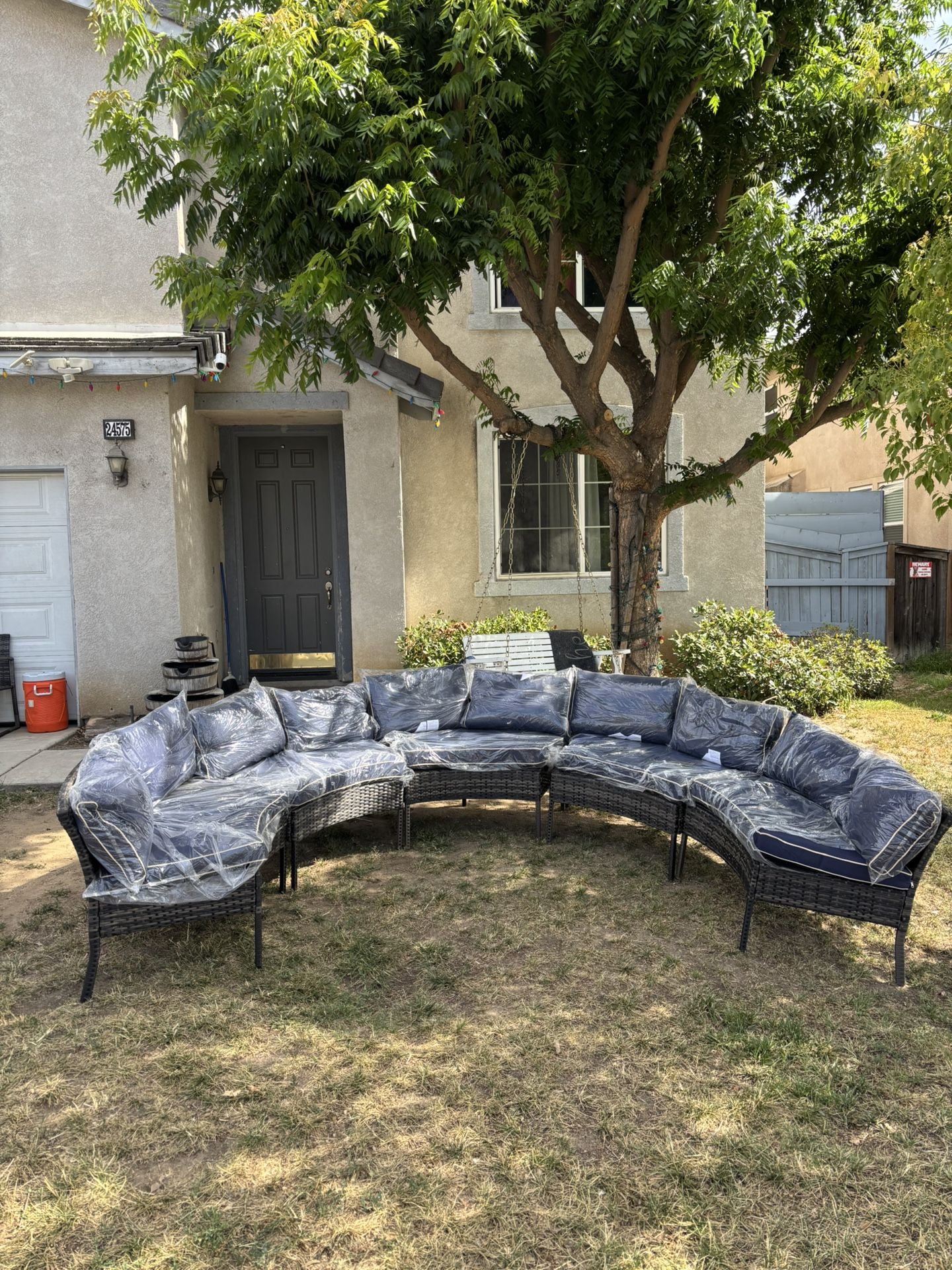Circle Shaped Patio Furniture Set Outdoor Patio Furniture U Shaped Sectional Set 