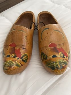 Wooden Shoes, Size 14 Or Bigger