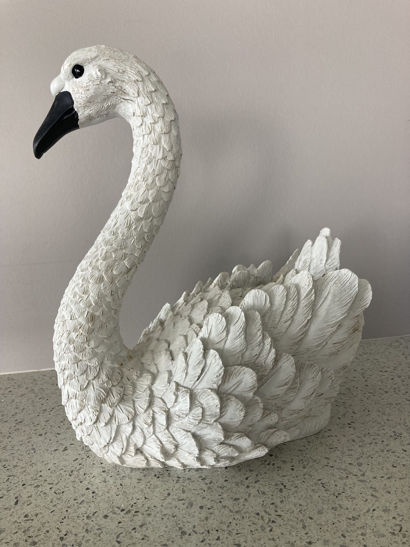 Vintage Large White Swan