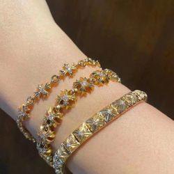 Cross heart cross bracelet