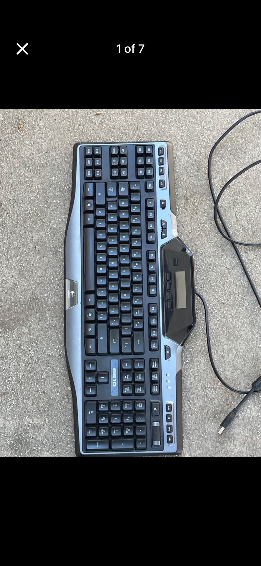GAMING —LOGITECH G510 wired gaming keyboard FIRM PRY PRICE is in eagle rock