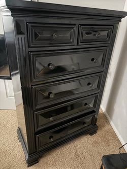 Solid wood dresser