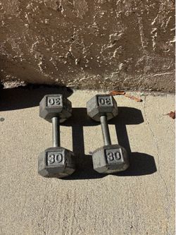 30lbs dumbbells