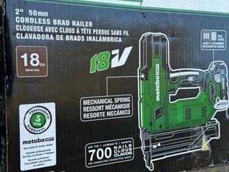 Metabo HPT MultiVolt 2-in 18 -Gauge Cordless Straight Brad Nailer (Battery Included and Charger Included)