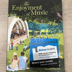 The enjoyment of music 13th edition textbook