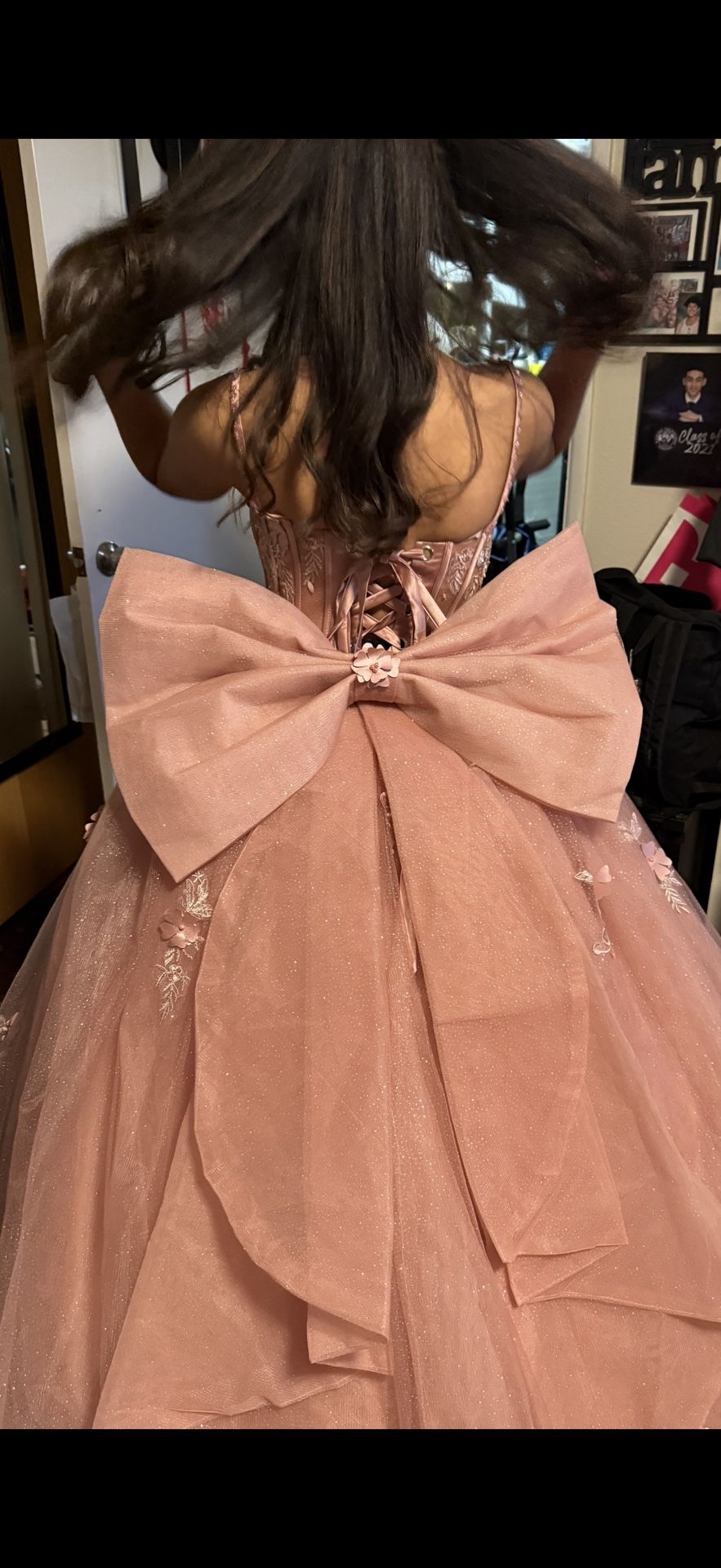 Sweet 15/16 Dress Dust Pink Size 4