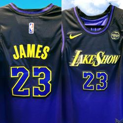 Lakers Lebron James stitched Jersey

Brand new with tags!