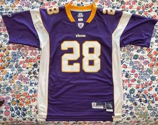 Minnesota Vikings #28 NFL Football Jersey, Size L
