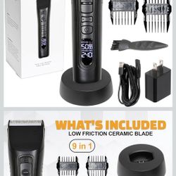 Brio Beardscape V1 Beard Trimmer for Men Professional with Low Friction Ceramic Blade, Cordless Professional Hair Trimmer for Barbers with 4 Hrs of Lo