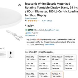Fotoconic Electric Turntable Display 24 Inch