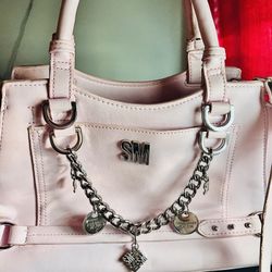 Steve Madden Baby Pink Purse – Like New – With Charm Details