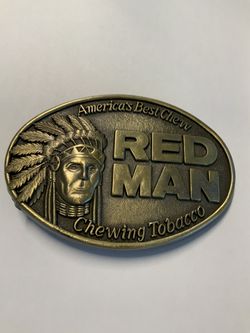 Red Man Belt Buckle 