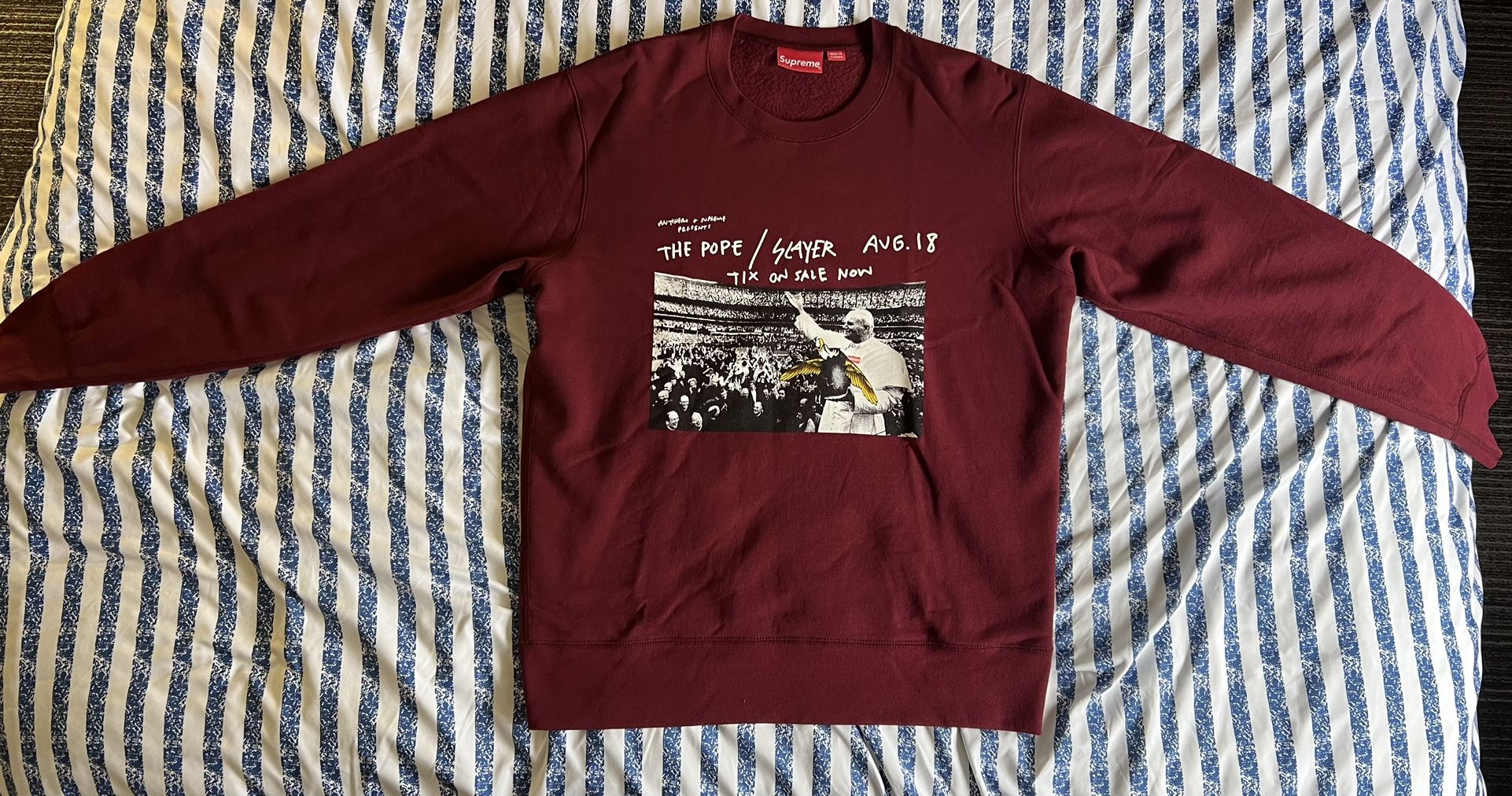 Supreme x Antihero Pope Crewneck Size L