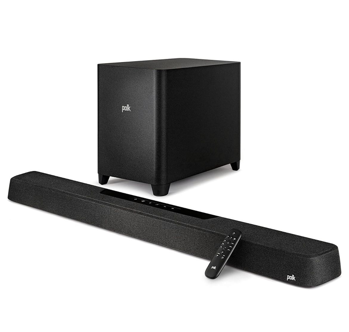 Polk MagniFi Max AX 5.1.2 Channel Sound Bar with 10" Wireless Subwoofer #3351