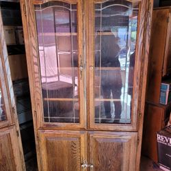 China Cabinet With 2 Side Cabinets