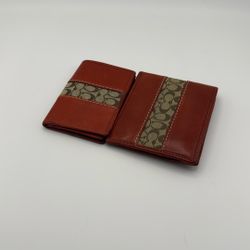 Matching Set Of Coach Wallets, And Card Carriers
