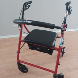 Drive Walker With Seat And Storage Brand New
