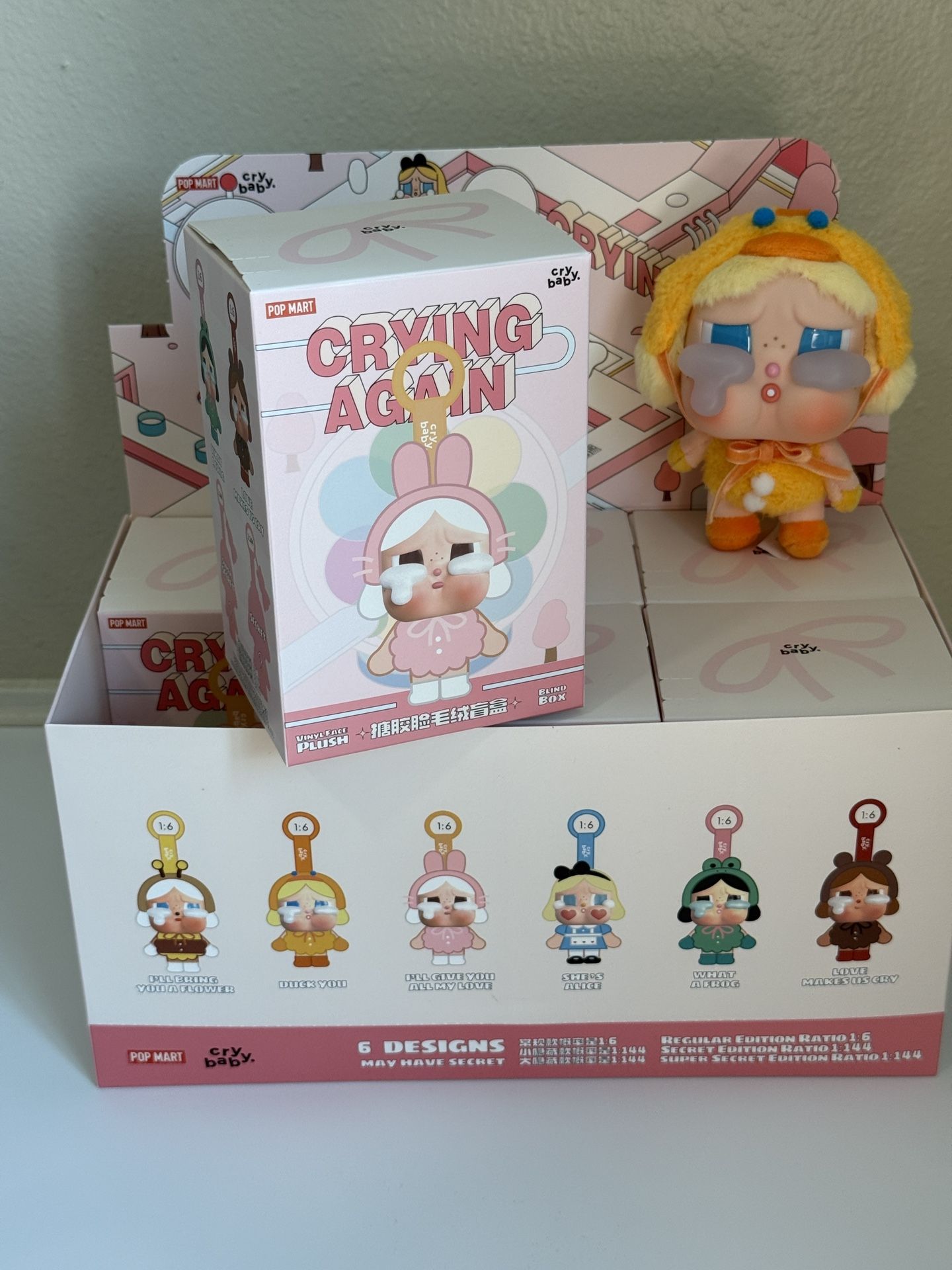 CRYBABY Crying Again Series-Vinyl Face Plush Blind Box