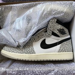 Jordan 1 White Cement Size 10