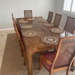 Dining Table And 8 Chairs 
