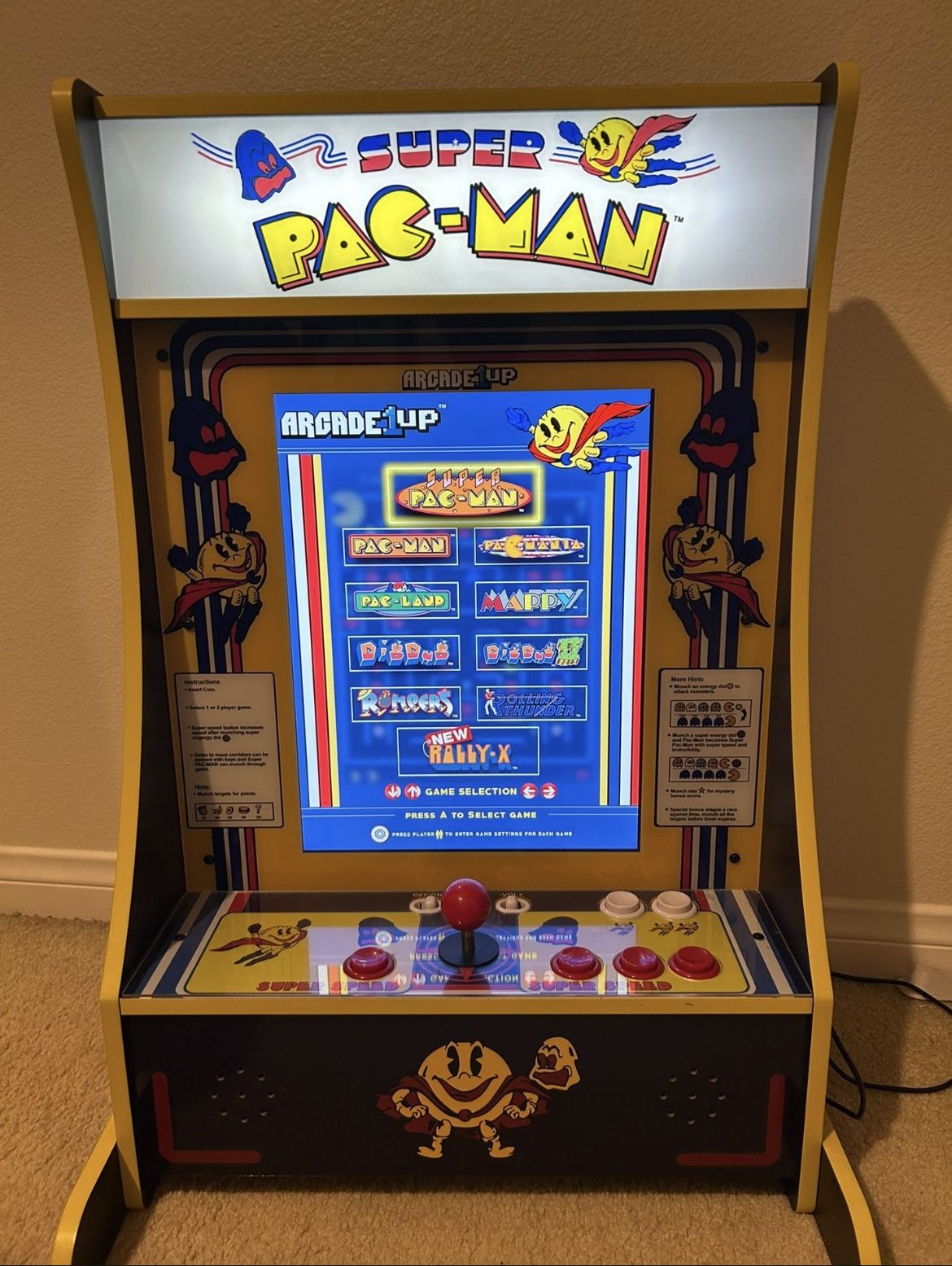 Pac-Man Machine With 10 Games
