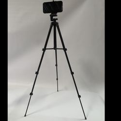 Adjustable 46 Inch Tripod With Cell Phone Holder