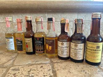 Mini liquor bottles