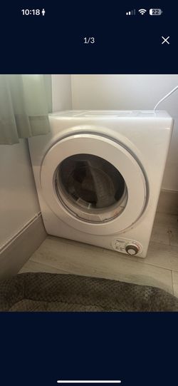 Euhomy 110V Portable Clothes Dryer 850W Compact Laundry Dryers 1.5 cu.ft Front Load Stainless Steel Electric Dryers Machine with Stainless Steel Tub f