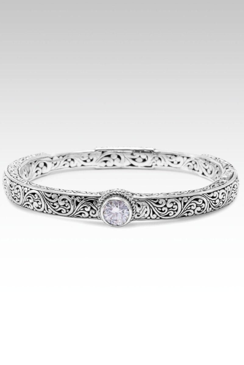SARDA Designer Blessed One Bangle™ in Moissanite