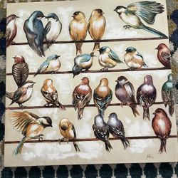 Colorful Bird Canvas Picture