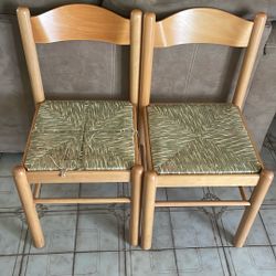 Two Wooden Chairs