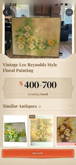 Vintage paintings for sale make an offer also glassware and Vintage lamp