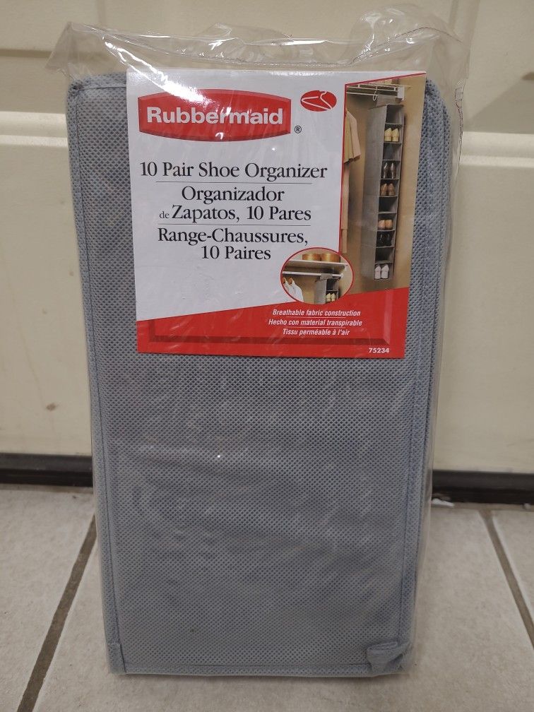 Rubbermaid 10 Pair Shoe Organizer 