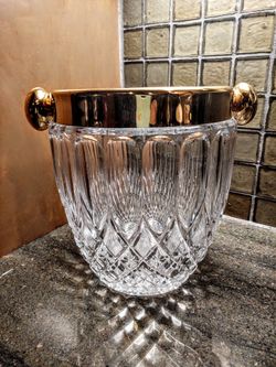 Mid Century Crystal Champagne Chiller
