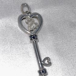 Black Diamond Open Heart Collection Pendant