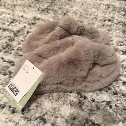 H&M Faux Fur Slippers