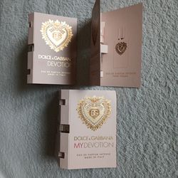 3 NEW D&G Dolce Gabanna Devotion Pink Heart Parfum Perfume
