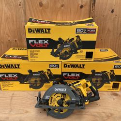 Dewalt 7-1/4” Worm Drive Style Saw Kit With Brake 60v Brushless Skill Saw Model DCS577 (Tool Only)o