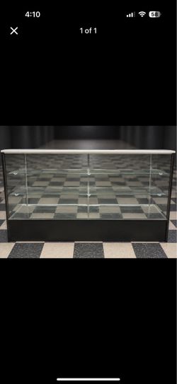 Glass display case