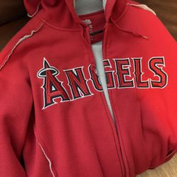 Angels Stitches Vintage Hooded Fleece Lined Jacket (Large) 
