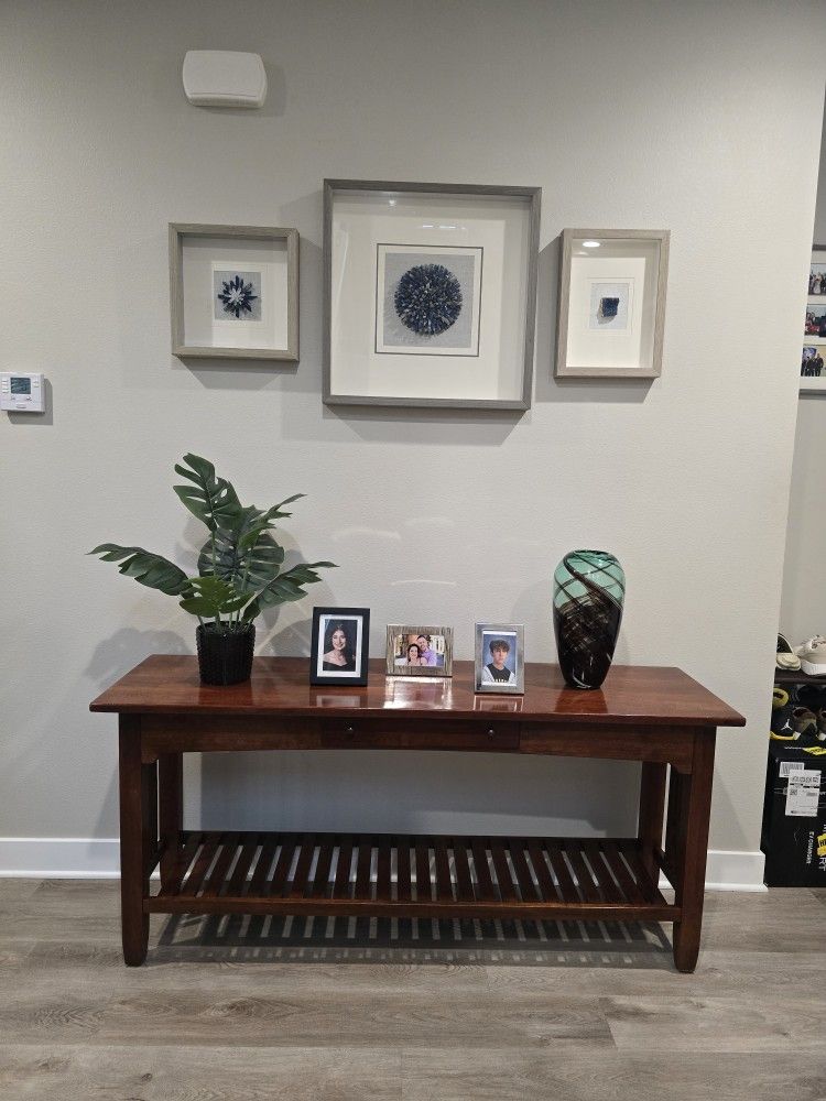 Bob Timberlake Arts & Crafts Collection Solid Cherry Console Entryway Sofa Table by Lexington Furniture Industries