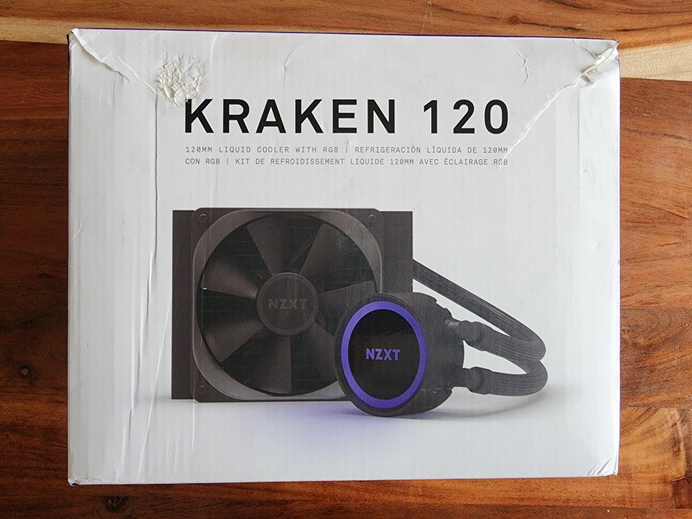 NZXT Kraken 120 AIO Liquid CPU Cooler READ DESCRIPTIONUnit is missing mounting hardware. Posts online indicate that it may be purchased from NZXT supp